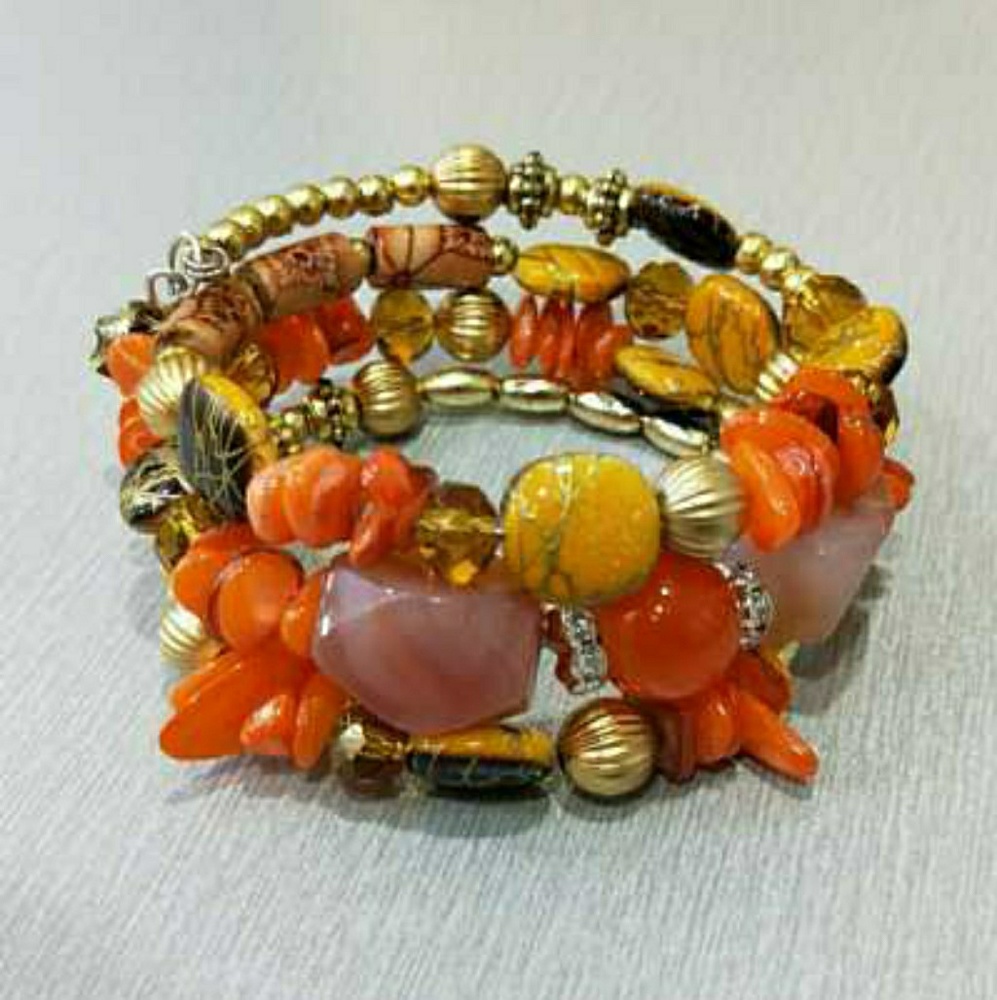 Jojo Set Natural Stone Bracelet 💕